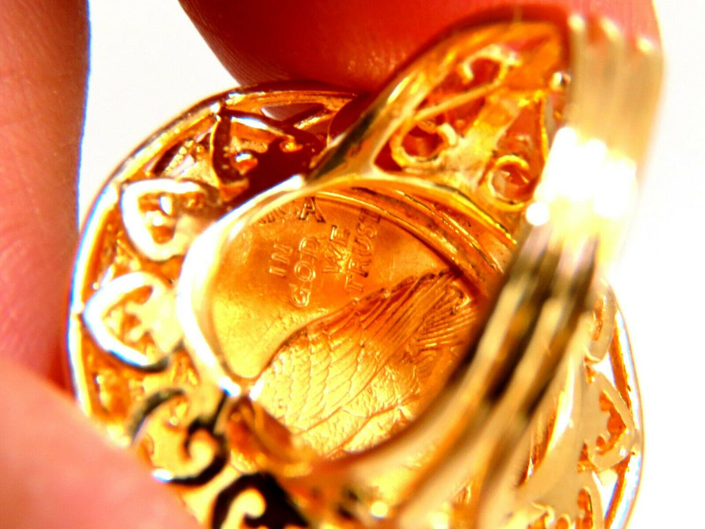 Buy Dos Pesos Gold Ring Women, Gold Coin Ring, 2 Pesos Gold Coin Ring,  Mexican Gold Coin Ring Women, Fine Gold Coin Ring Women, Dos Pesos Ring  Online in India - Etsy